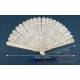 Antique Chinese Carved Ivory Fan. China, XIX Century