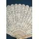 Antique Chinese Carved Ivory Fan. China, XIX Century