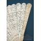 Antique Chinese Carved Ivory Fan. China, XIX Century