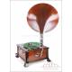 Gorgeous Antique Mahogany Gramophone-Phonograph. Switzerland, Circa 1915