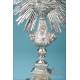 Antigua Custodia o Relicario de Plata por Favier. Francia, Circa 1880