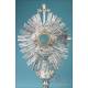 Antique Silver Monstrance or Reliquary by Favier. France, Circa 1880