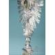 Antique Silver Monstrance or Reliquary by Favier. France, Circa 1880