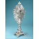 Antique Silver Monstrance or Reliquary by Favier. France, Circa 1880