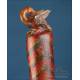 Antique Indian Mughal or Khanjar Dagger with Polychrome Handle. Circa 1900
