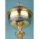 Gilt Silver Enameled Ciborium. Salesians Tibidabo Don Bosco. Barcelona, Circa 1915