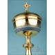 Gilt Silver Enameled Ciborium. Salesians Tibidabo Don Bosco. Barcelona, Circa 1915