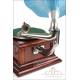 Antique His Masters Voice Mahogany Gramophone. France, Circa 1925