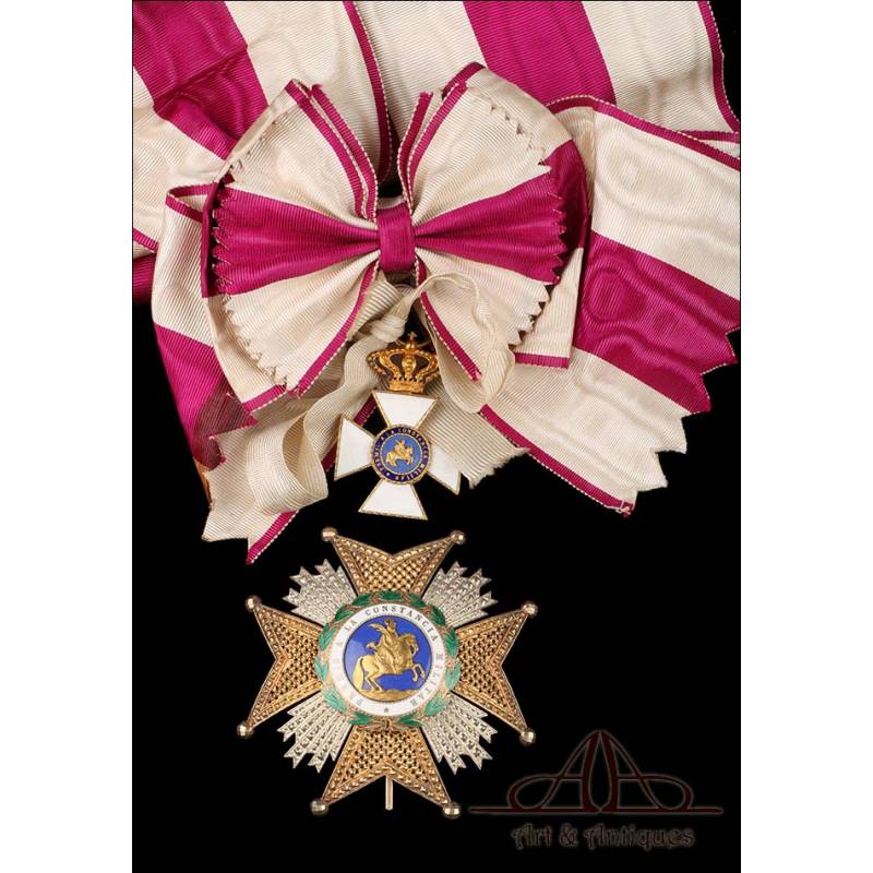 Great Cross of the Order of Saint Hermenegild. Spain, Circa 1915