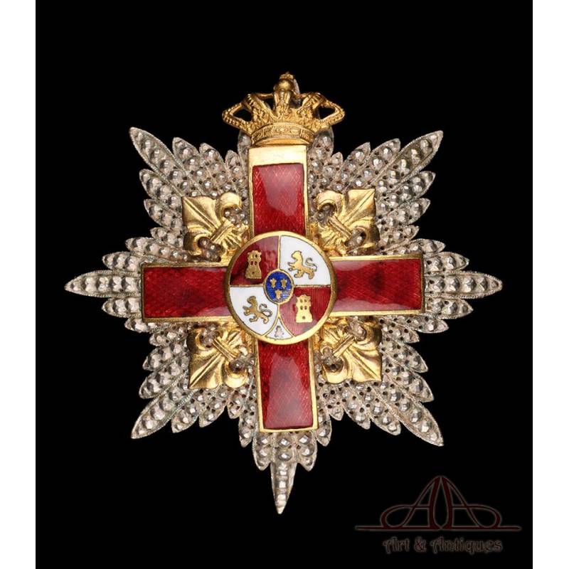 Order of Military Merit Red Category. Castells. Spain, Circa 1915