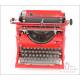 Antique Underwood 5 Typewriter. Spanish Keyboard. USA circa 1925