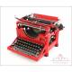 Antique Underwood 5 Typewriter. Spanish Keyboard. USA circa 1925