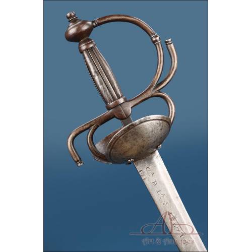 Antique Spanish Sword for Line Cavalry Troops. Charles IV. Spain, 1807