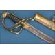 Antique Saber for Senior Light Cavalry Officer Type AN XI. France, First Empire