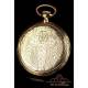 Antique Zenith 18K Gold Pocket Watch. Switzerland, Circa 1940