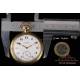 Antiguo Reloj de Bolsillo Zenith de Oro de 18K. Suiza, Circa 1940