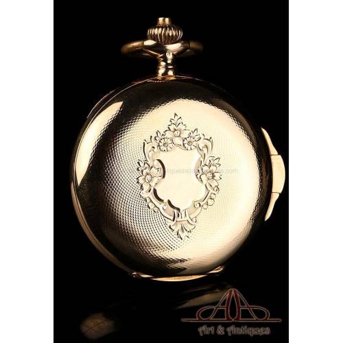 Antique Fix Watch Minute Repeater Pocket Watch. Switzerland, Circa 1900