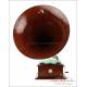 Amazing Mahogany HMV Nº 2 Gramophone-Phonograph. Spain, Circa 1920