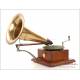 Antique Berliner New Style Phonograph - Gramophone. England, Circa 1905