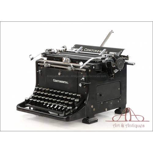 Antigua Máquina de Escribir Continental. Alemania, Circa 1930