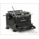 Antique Continental Typewriter. Working. Germany, Circa 1930