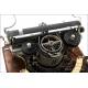 Antique Hammond 12 Typewriter with Curved Keyboard. USA, 1905