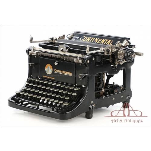 Antigua Máquina de Escribir Continental. Alemania, Circa 1930