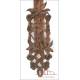 Large Antique Carved Wooden Crucifix. 19th Century