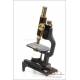 Antique Winkel-Kosmos Monocular Student Microscope. Germany, Circa 1920