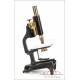 Antique Winkel-Kosmos Monocular Student Microscope. Germany, Circa 1920