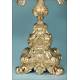 Gorgeous Antique Gilt Silver Monstrance. France, Circa 1880