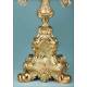 Preciosa Custodia Antigua de Plata Dorada. Francia, Circa 1880