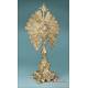 Gorgeous Antique Gilt Silver Monstrance. France, Circa 1880