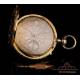 Antiguo Reloj de Bolsillo de Oro de 18K con Sonería de Cuartos. Inglaterra, 1839