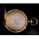 Antique 18K Gold Quarter Repeater Pocket Watch. England, 1839