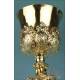 Very Antique 18th-Century Spanish Gilt Silver Chalice. Cordoba, Spain, Circa 1773