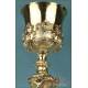 Very Antique 18th-Century Spanish Gilt Silver Chalice. Cordoba, Spain, Circa 1773