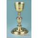 Very Antique Gilt Silver Chalice. Early 17th Century. Salamanca, Spain, Circa 1615