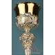 Amazing Antique Gilt Silver Chalice. 19th Century