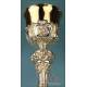 Amazing Antique Gilt Silver Chalice. 19th Century