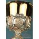 Amazing Antique Gilt Silver Chalice. 19th Century