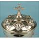 Gorgeous Antique Bicolor Silver Ciborium. France, 19th Century