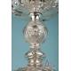 Antique Classic Style Silver Ciborium. France, Circa 1880