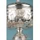 Antique Classic Style Silver Ciborium. France, Circa 1880