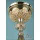 Antique Neo-Gothic-Style Gilt Silver Ciborium. France, Circa 1890