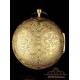 Very Antique Onion-Type Verge Pocket Watch. Cayot. France, Circa 1700