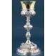 Antique Spanish Silver Chalice. Rovira. Barcelona, Ca. 1900