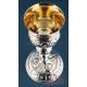 Antique Spanish Silver Chalice. Rovira. Barcelona, Ca. 1900