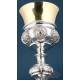 Antique Spanish Silver Chalice. Rovira. Barcelona, Ca. 1900