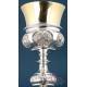 Antique Spanish Silver Chalice. Rovira. Barcelona, Ca. 1900